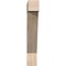 Ekena Millwork Traditional Block Smooth Bracket, Douglas Fir, 3 1/2"W x 18"D x 22"H BKT04X18X22TRA05SDF - alternate 4